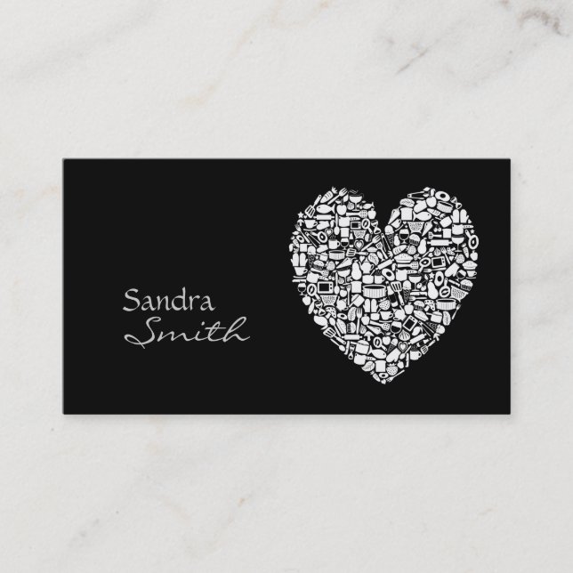 Chef Restaurant Propietario/Manager Tarjeta de vis (Anverso)