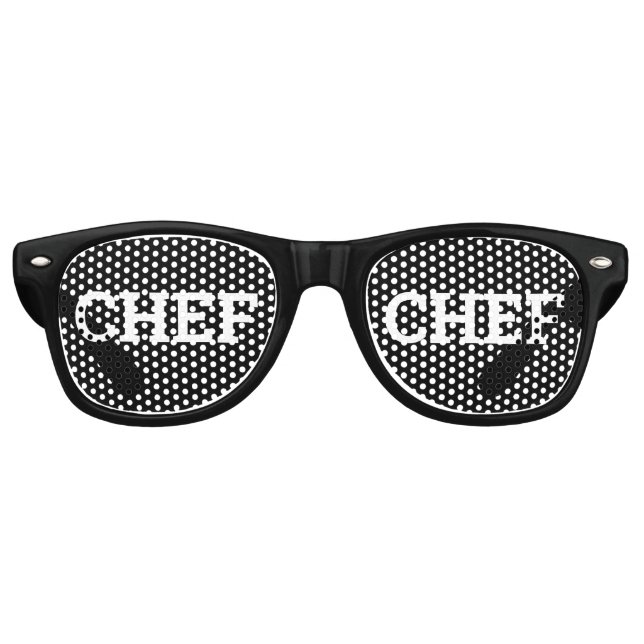 CHEF Sombras retro / Gafas de sol Fiesta divertida (Anverso)