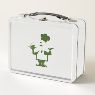 Chef sosteniendo un tazón de sopa