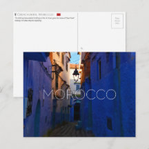 Chefchouen, postal de Marruecos
