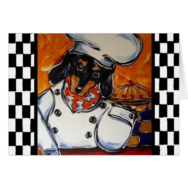 Chefs Dachshund (Anverso (Horizontal))