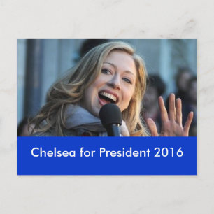 Chelsea por la tarjeta postal presidencial 2016