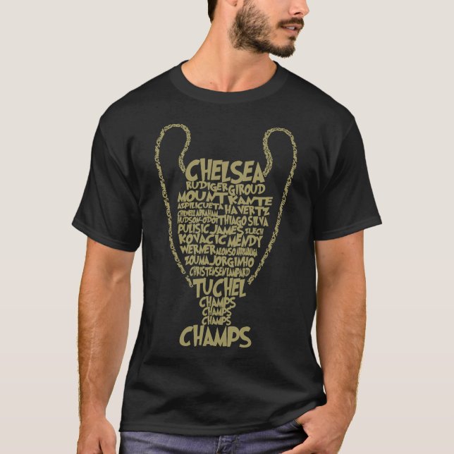 Chelsea UCL Champs Camiseta Esencial (Anverso)