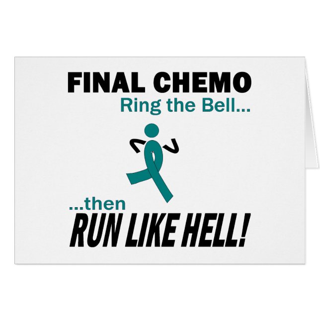 Chemo final corre mucho - cáncer ovárico (Anverso (Horizontal))