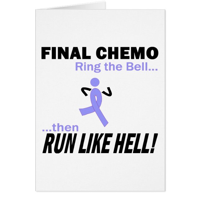Chemo final corre mucho - cinta de la lavanda (Frente)