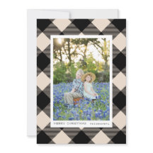 Cheque de búfalo negro colocado en feriado con fot