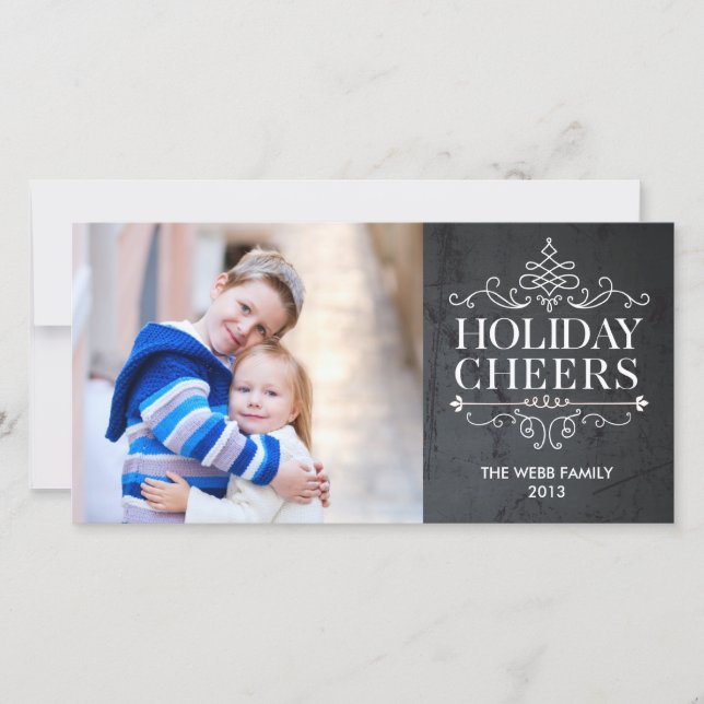 Chequeos antiguos 1 tarjeta fotográfica de vacacio (Anverso)