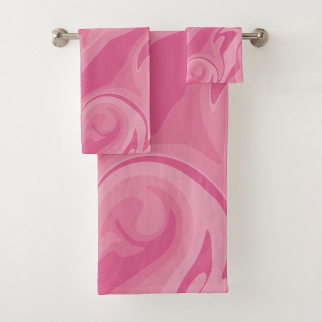 Cheques y Swirls - Rosa (In situ)