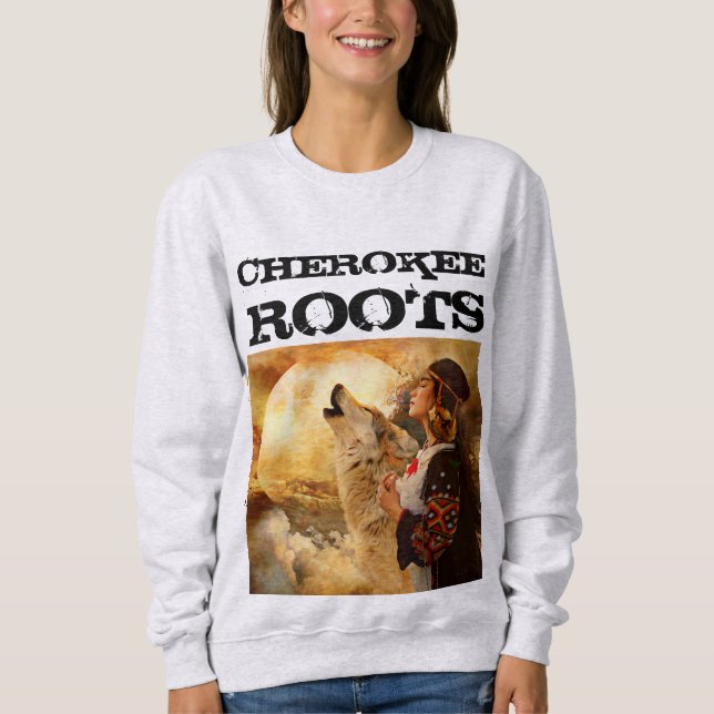 CHEROKEE ROOTS LADIES MUJERES DULCES CAMISETAS (Anverso)