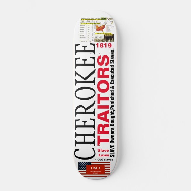 CHEROKEE TRAITORS Skateboard (Anverso)