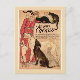 Cheron Clinique postal card