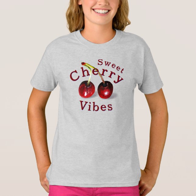 Cherries Kids Top (Anverso)