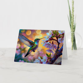 Cherry Blossom Fantasy Sunrise Hummingbird