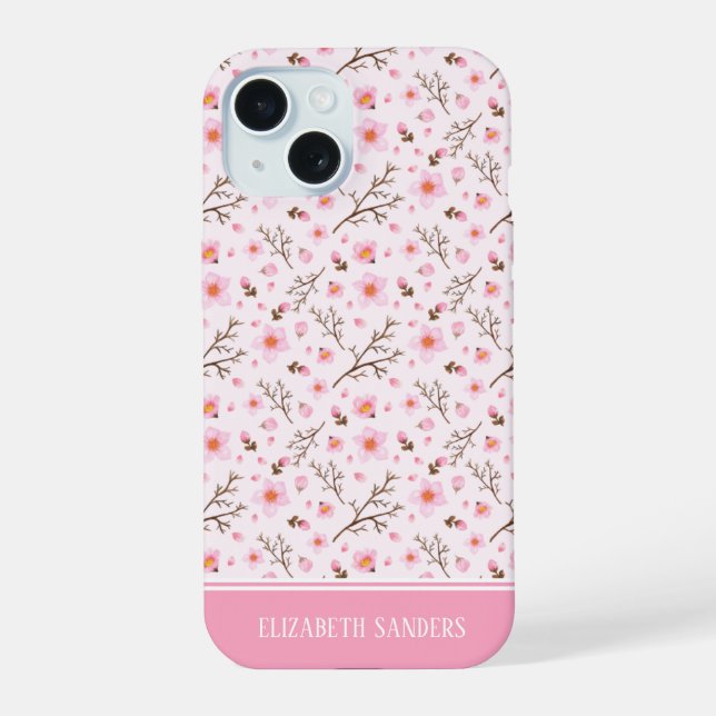 Cherry Blossom Pattern in pink tones (Reverso )