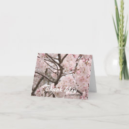 Cherry Blossom Tarjeta de agradecimiento
