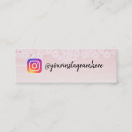 Cherry Blossom Tarjeta de presentación de madera