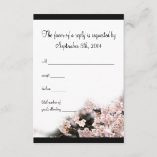 Cherry Blossom Wedding RSVP