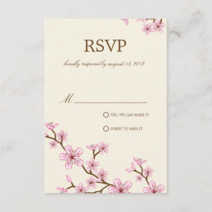 CHERRY BLOSSOMS   RSVP