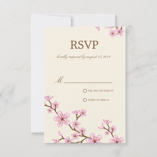 CHERRY BLOSSOMS | RSVP (Anverso)