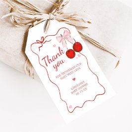 Cherry en las etiquetas favoritas de Baby Shower d