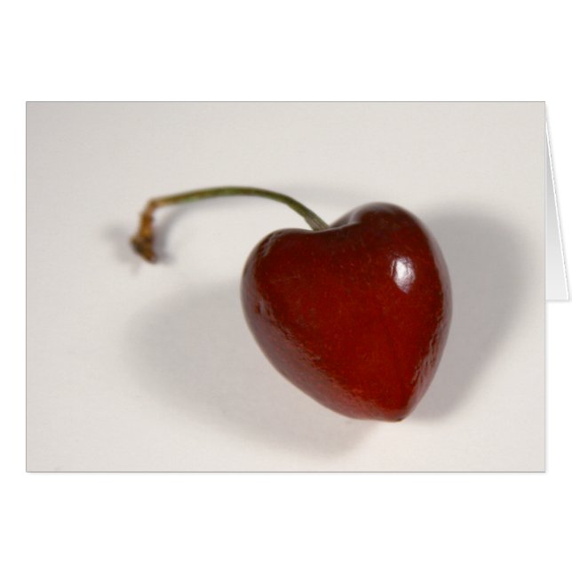 Cherry Heart Card (Anverso (Horizontal))
