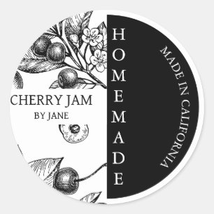 Cherry Jam - Etiqueta moderna de negocios