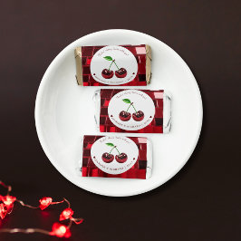 Cherry Love Valentine Chocolate Bar Wrapper