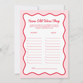 Cherry On Top Baby Shower Adivina La Tarjeta De Ju