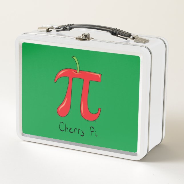 Cherry Pi Cute Math Pi Day Lunch Box (Anverso)