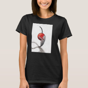 Cherry Spoon Hug Camisetas negras de menor tamaño