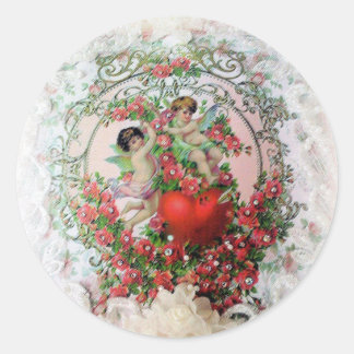 Cherubs y Pegatinas El día de San Valentín de enca