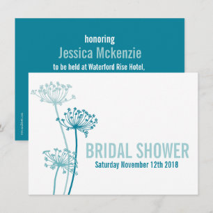 Chervil moderno gráfico invitación a la ducha de n