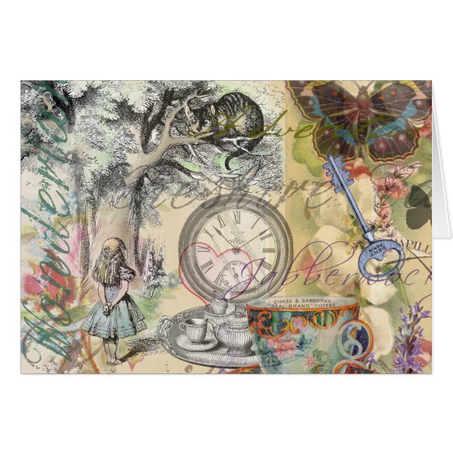 Cheshire Cat Alice Wonderland Classic (Anverso (Horizontal))