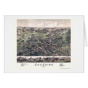 Chesire, mapa panorámico del CT - 1882