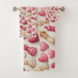 Chess & Hearts Valentines Pattern