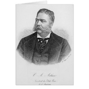 Chester Alan Arthur, grabado por A. Weger