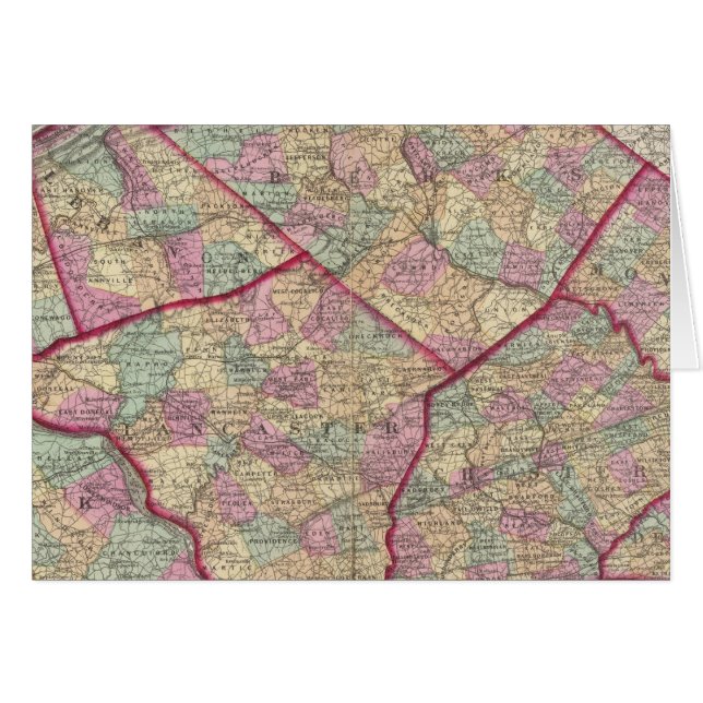 Chester, Dauphin, Berks, Líbano (Anverso (Horizontal))