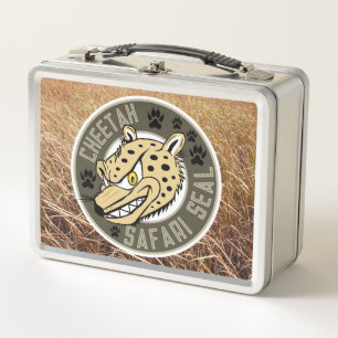 Chetah Safari Seal Wildcat Lunchbox