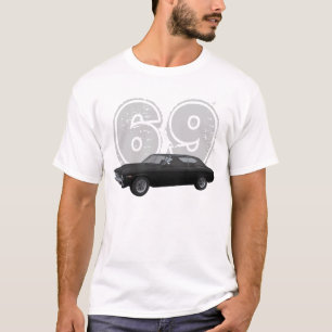 Chevelle 1969 SS: Acabado en negro: Camiseta