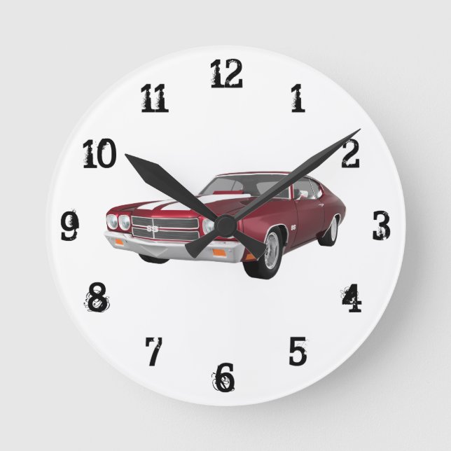 Chevelle 1970 SS: Reloj de pared (Anverso)