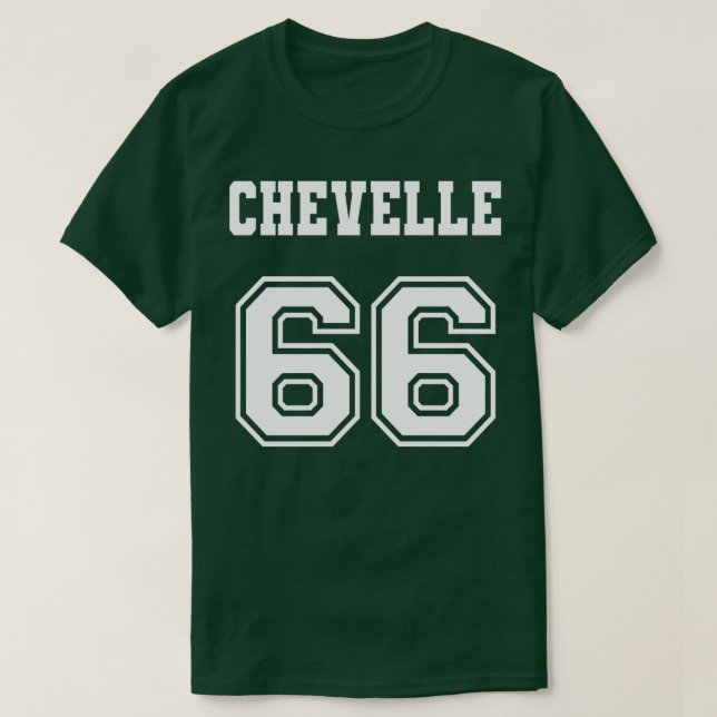 Chevelle estilo Jersey 66 1966 Músculo de la escue (Diseño del anverso)