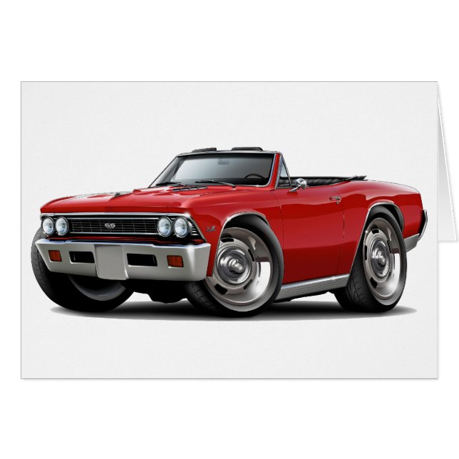Chevelle Red Convertible 1966 (Anverso (Horizontal))