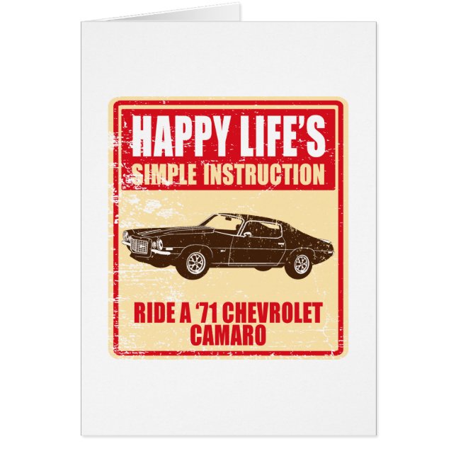 Chevrolet Camaro 1971 (Frente)