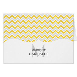 Chevron amarillo y moderno personalizado