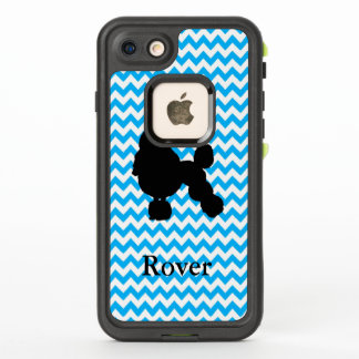 Chevron Azul Bebé Personalizado Con Poodle