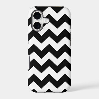 Chevron blanco negro raya la caja del iPhone 5