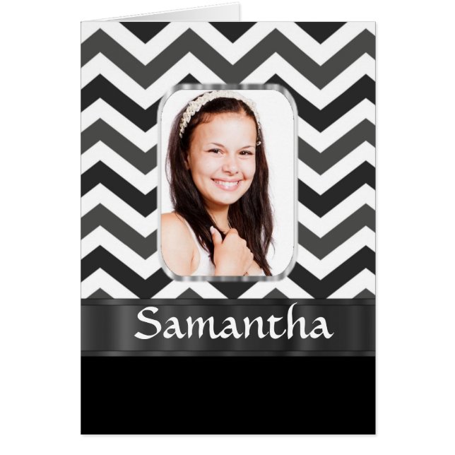 Chevron blanco y negro (Frente)