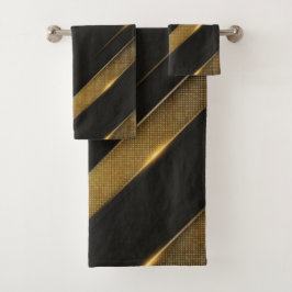 Chevron Negro Y Oro