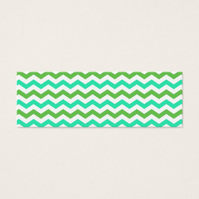 Chevron verde moderno y moderno (Frente)