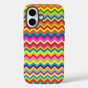Chevron zigzag patrón multicolor iPhone 6 funda